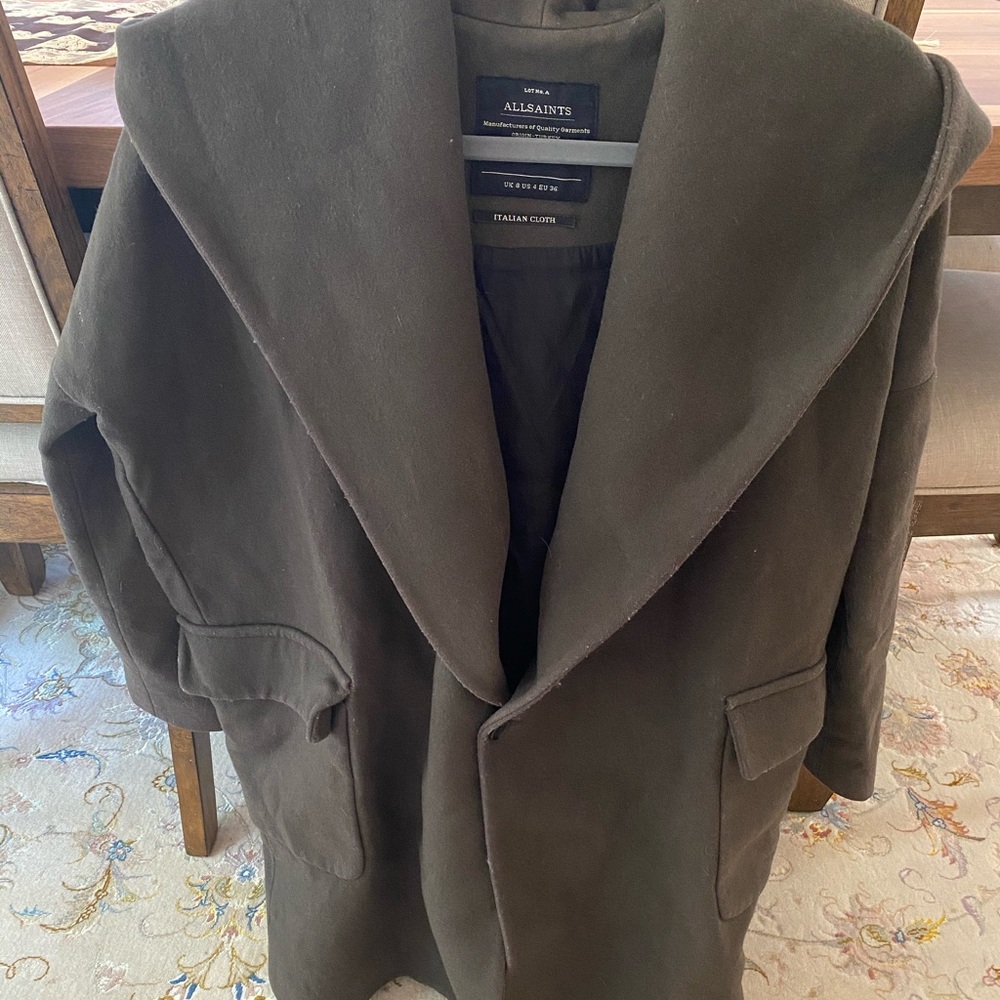 Allsaints wool coat
